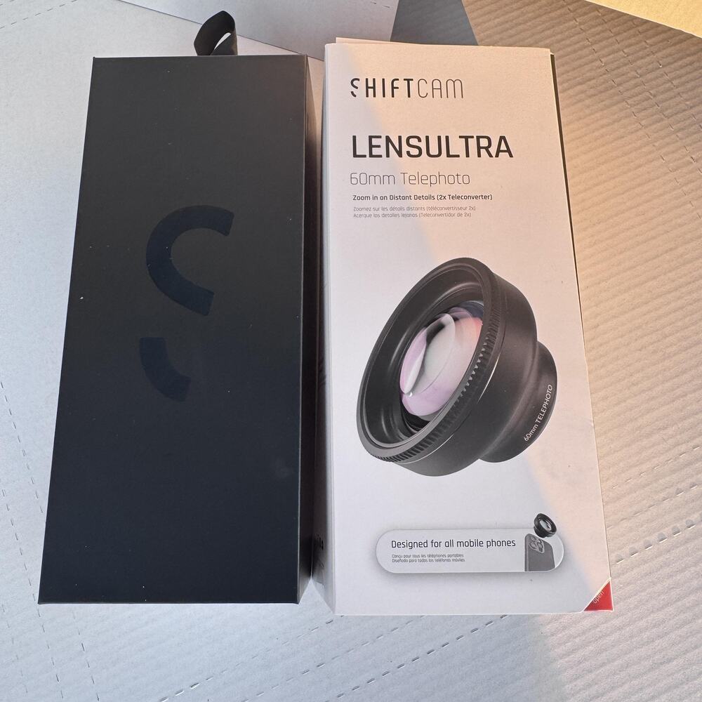 ShiftCam LensUltra 60mm Telephoto Lens 2x Mobile Phone Camera Open Box